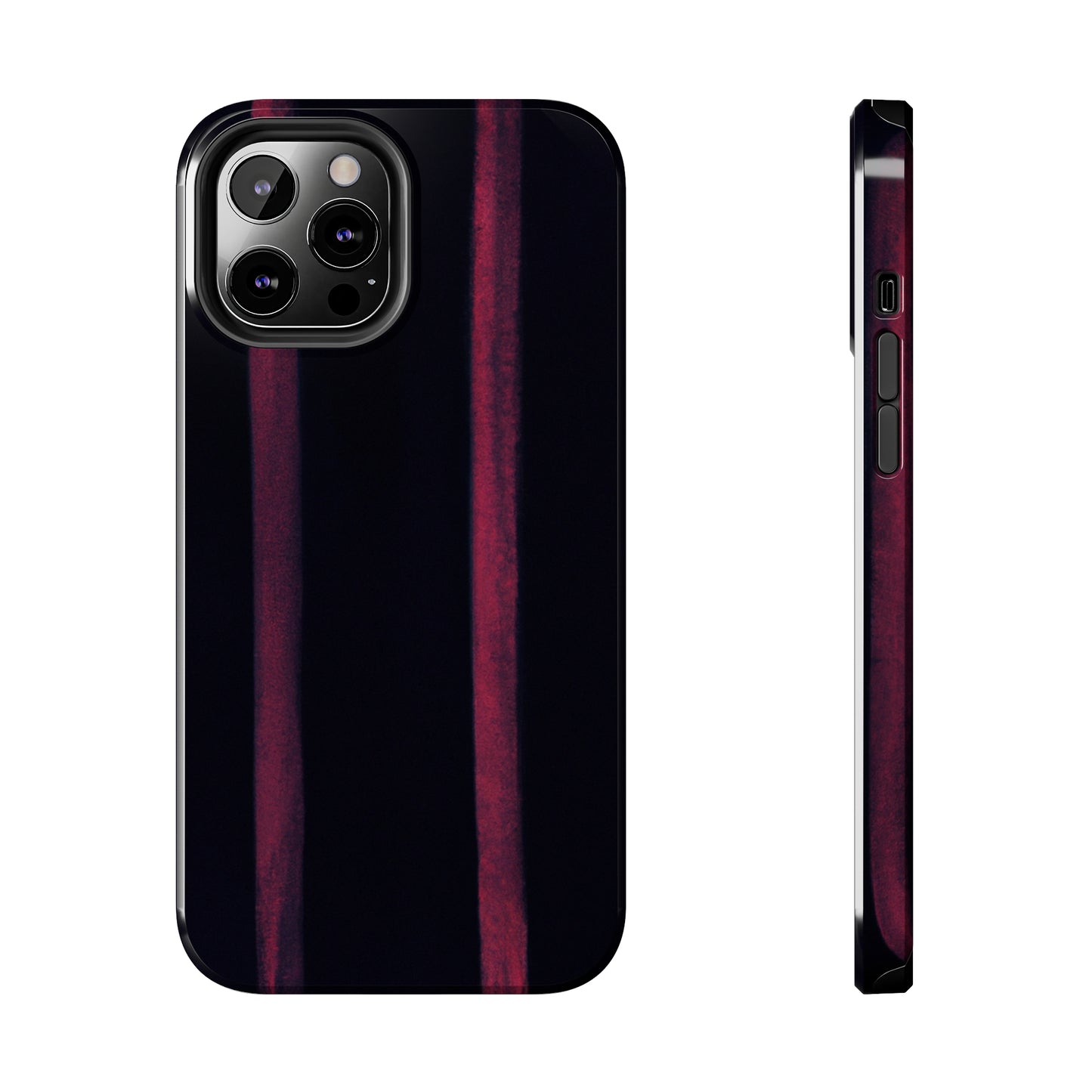 Tough Apple iPhone Cases Ft. Dark Stripes