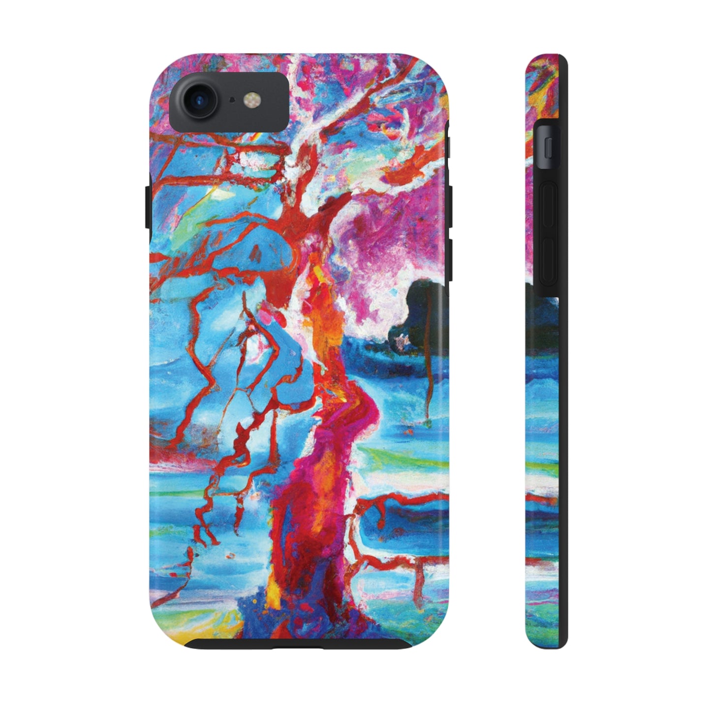 Tough Apple iPhone Cases Ft. Abstract Spirit Tree