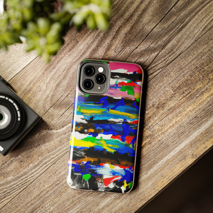 Tough Case-Mate iPhone Case Ft. Abstract Stripes