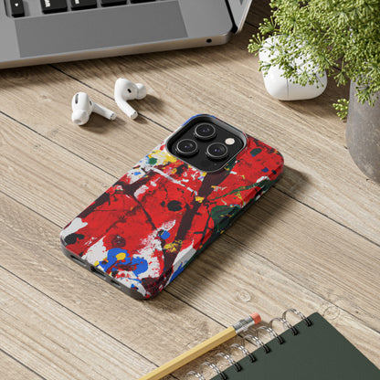 Tough Case-Mate iPhone Case Ft. Fractured Red