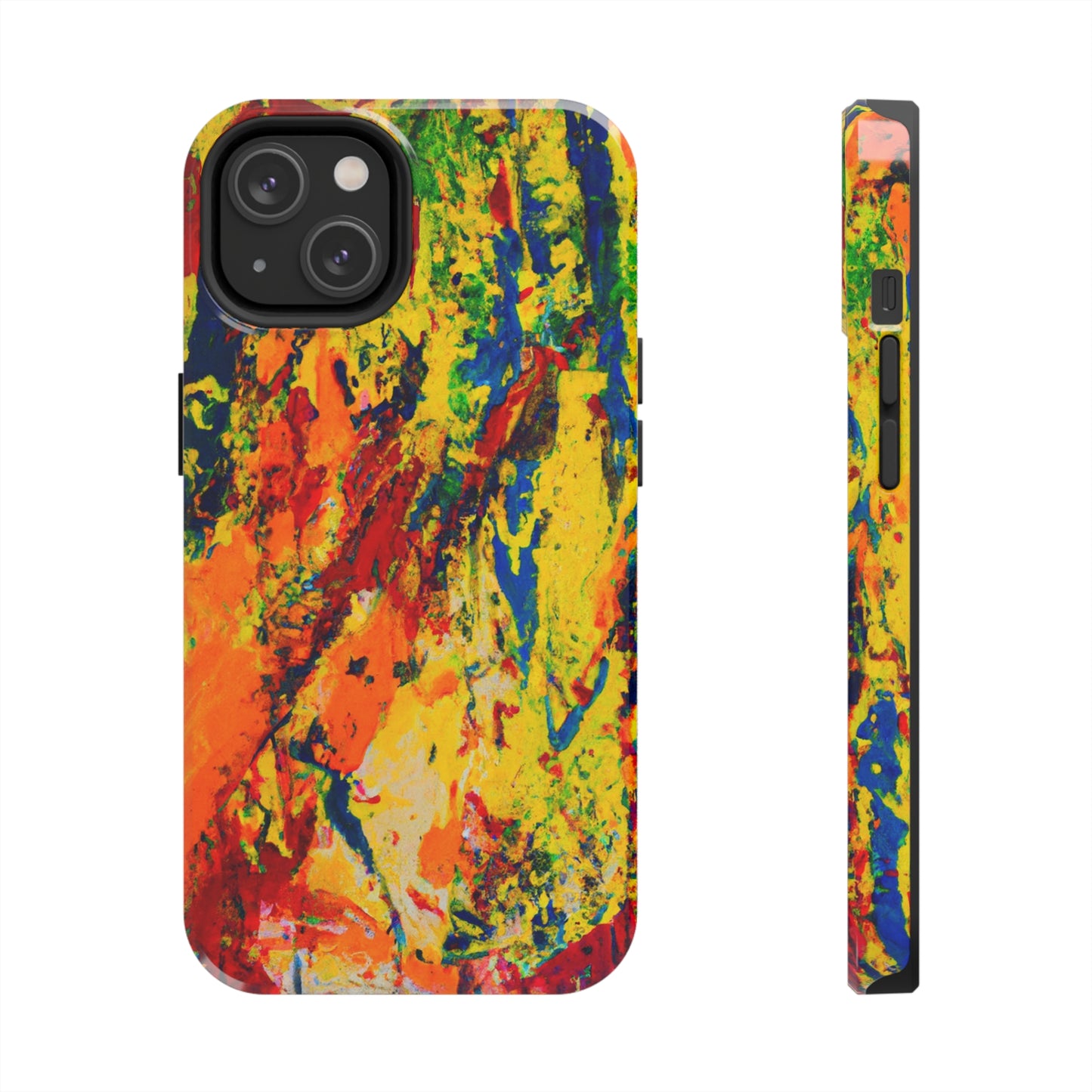 Tough Case-Mate iPhone Case Ft. Abstract Yellow Orange