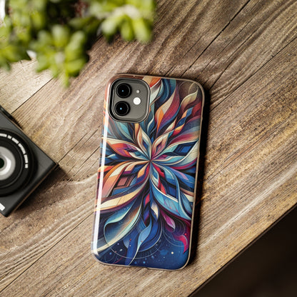 ToughDrop Apple iPhone Case Ft. Abstract Snowflake