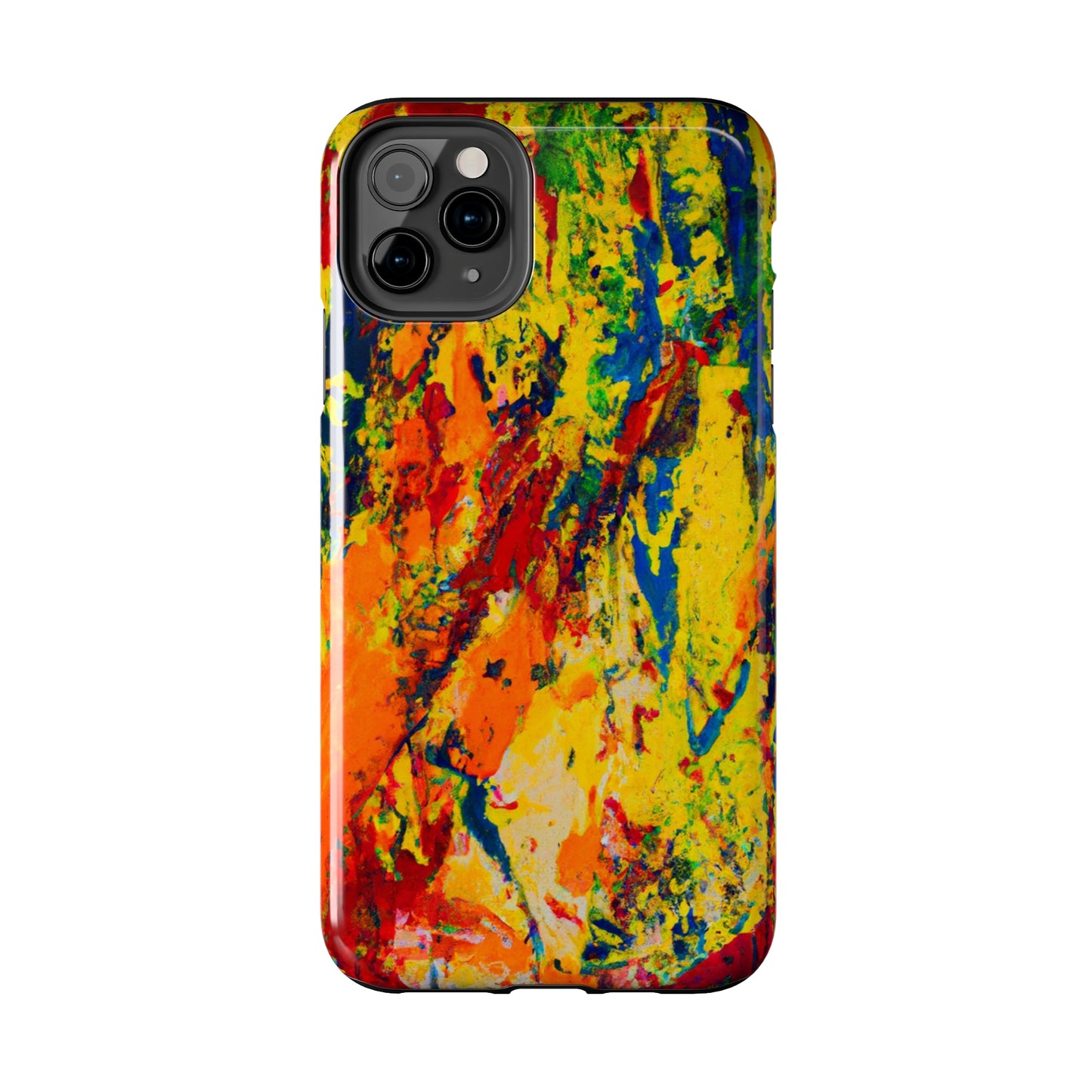 Tough Case-Mate iPhone Case Ft. Abstract Yellow Orange