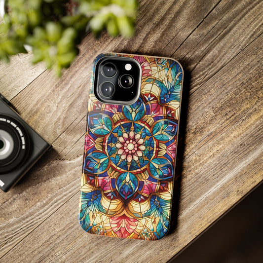 ToughDrop Apple iPhone Case Ft. Stained Glass Fractal