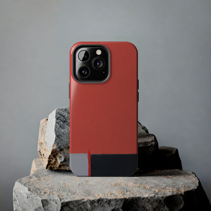 Strong Apple iPhone Case Ft. Minimal Orange