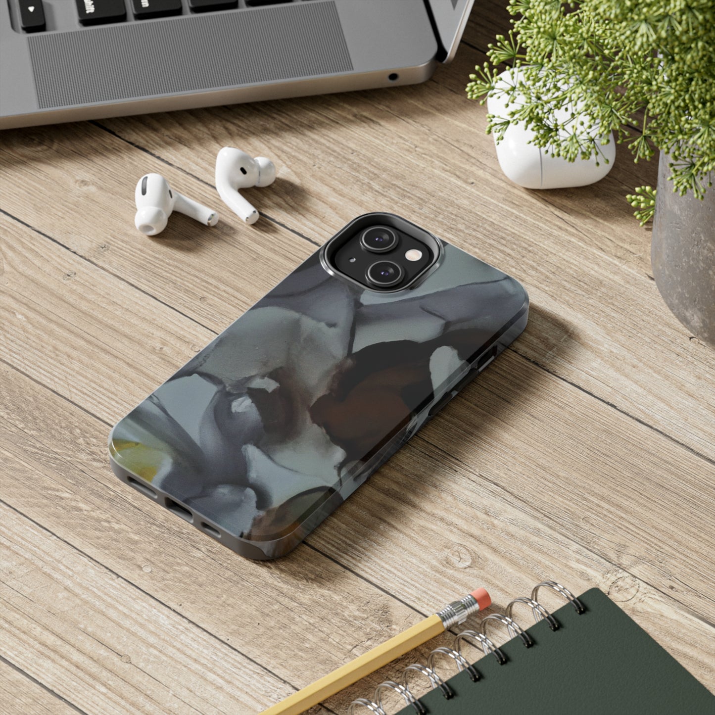 Strong Apple iPhone Case Ft. Abstract Smoke