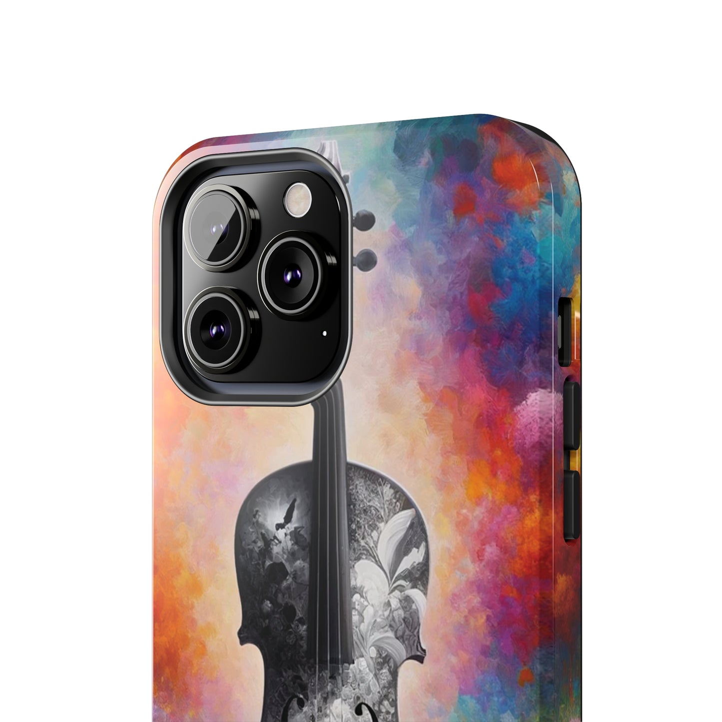 ToughDrop Apple iPhone Case Ft. Greyscale Violin