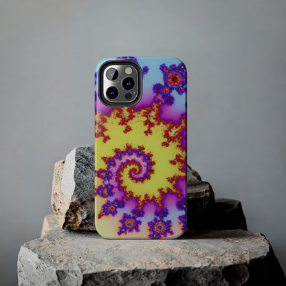 Tough Case-Mate iPhone Case Ft. Tie Dye Fractal