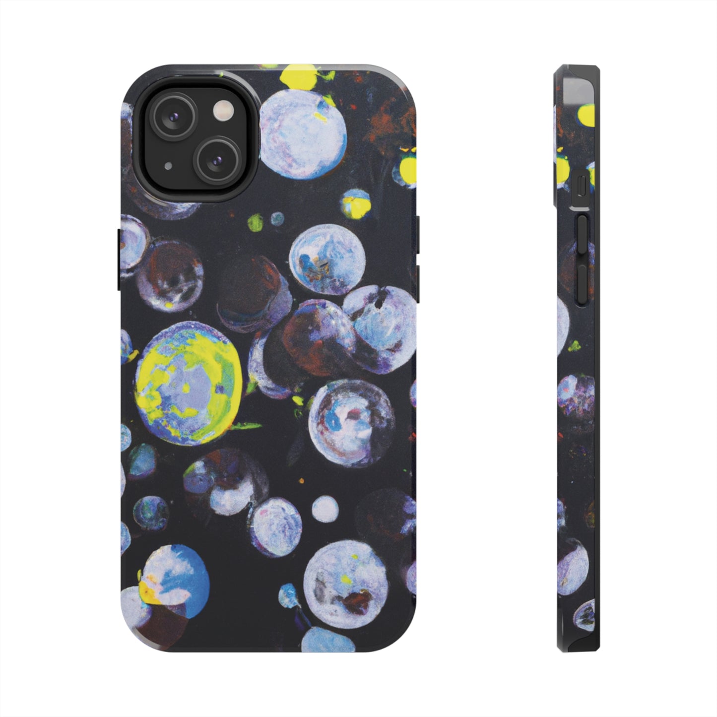 Tough Apple iPhone Cases Ft. Silver Bubbles