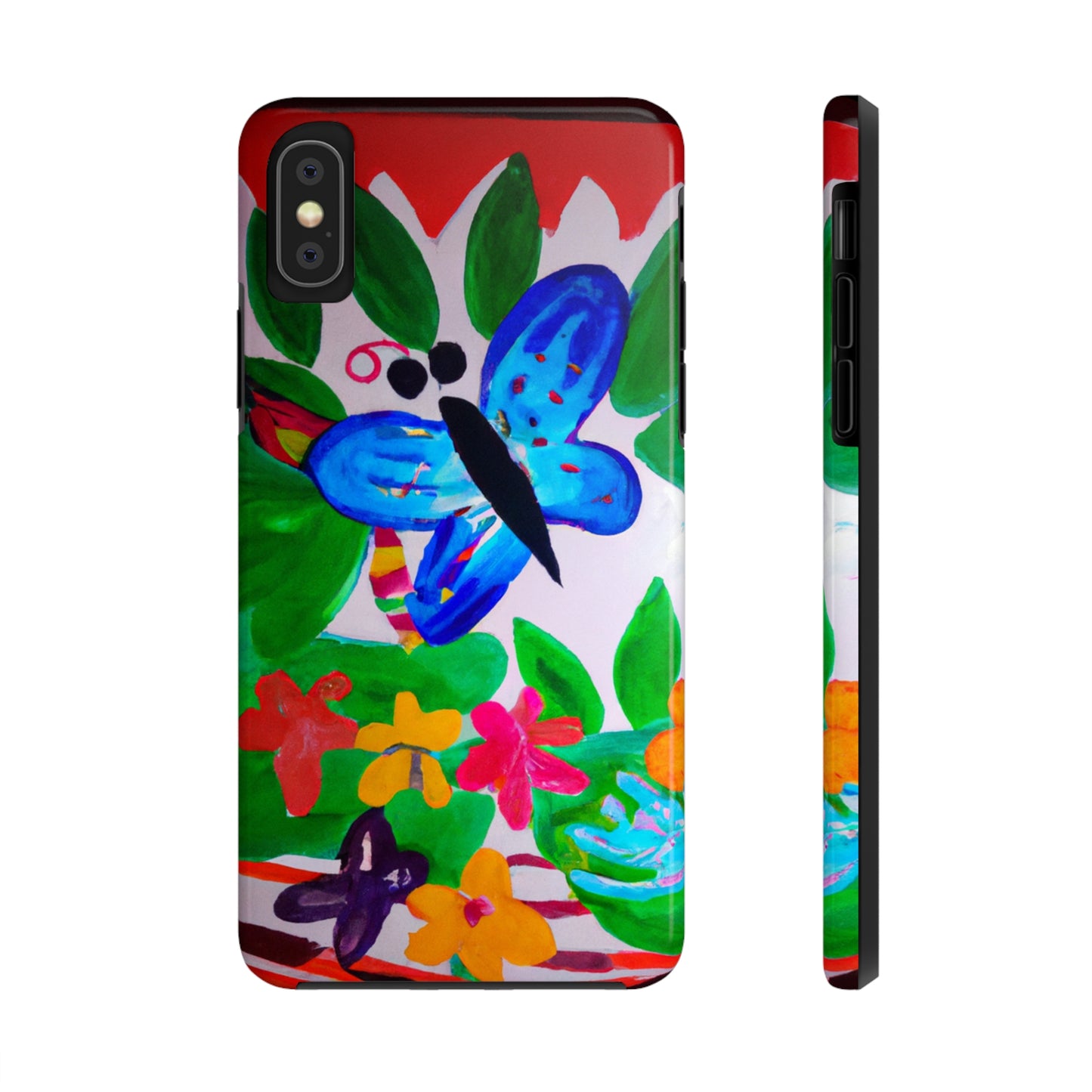 Tough Case-Mate iPhone Case Ft. Watercolor Butterfly