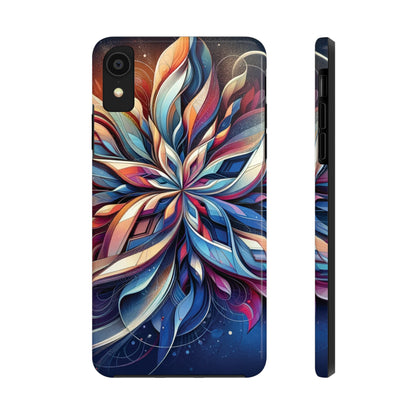 ToughDrop Apple iPhone Case Ft. Abstract Snowflake