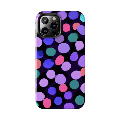 Tough Case-Mate iPhone Case Ft. Purple Dots