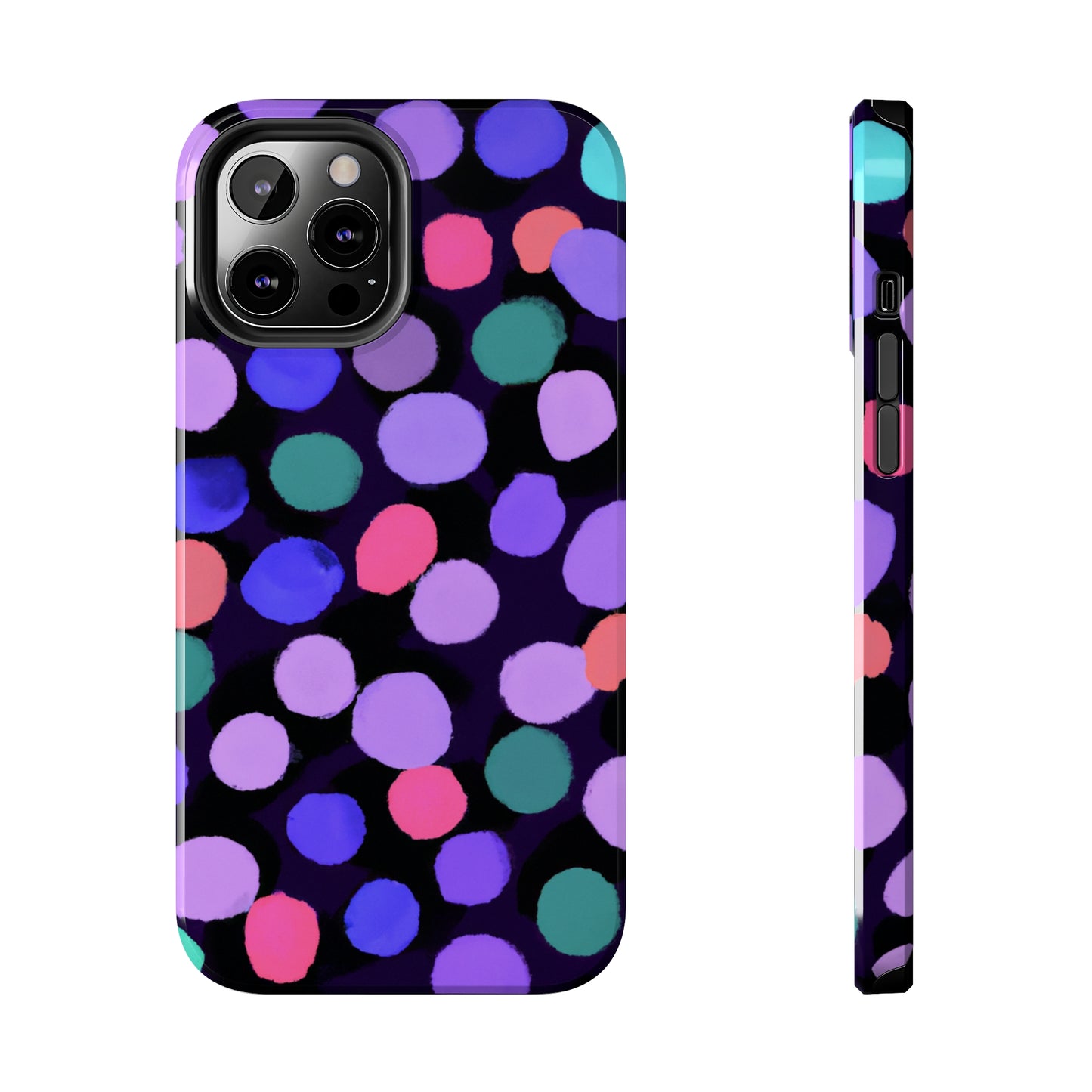 Tough Case-Mate iPhone Case Ft. Purple Dots