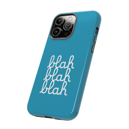 Tough Phone Case Ft. blahblahblah Turquoise