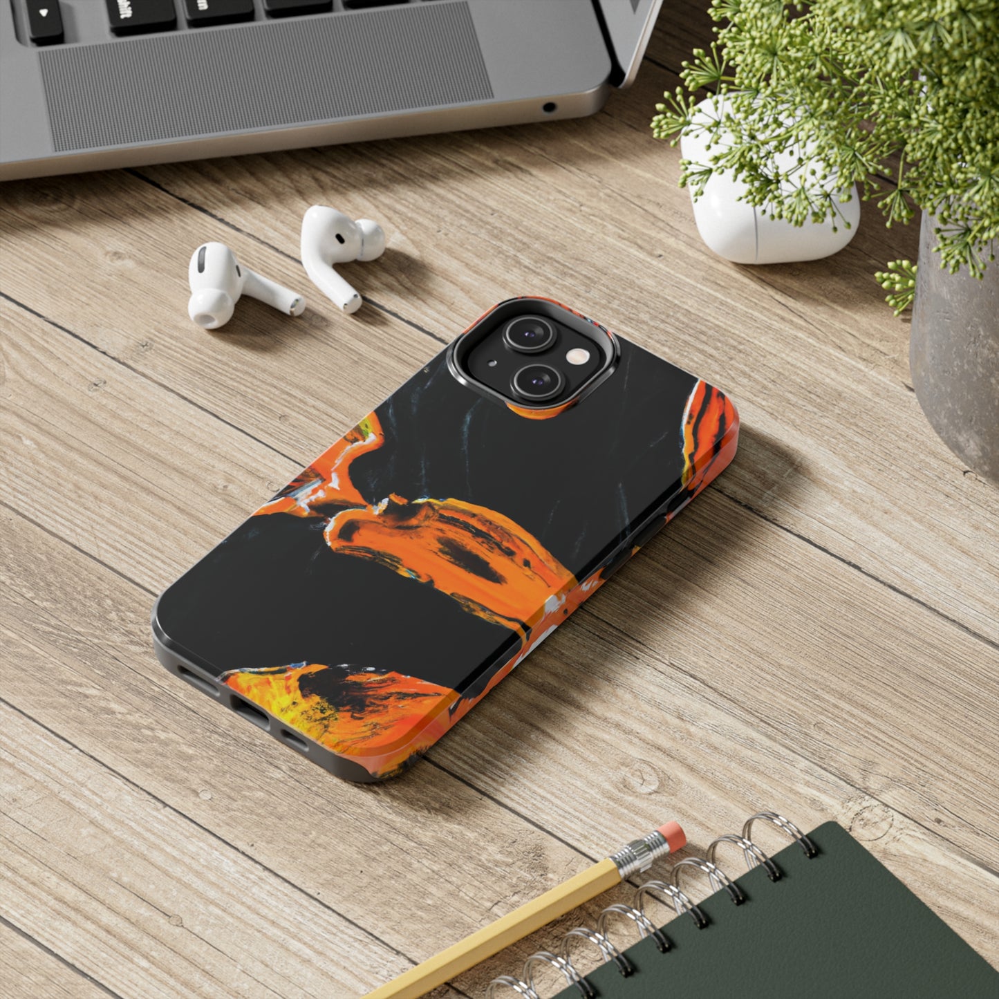 Tough Apple iPhone Cases Ft. Abstract Dark Halloween