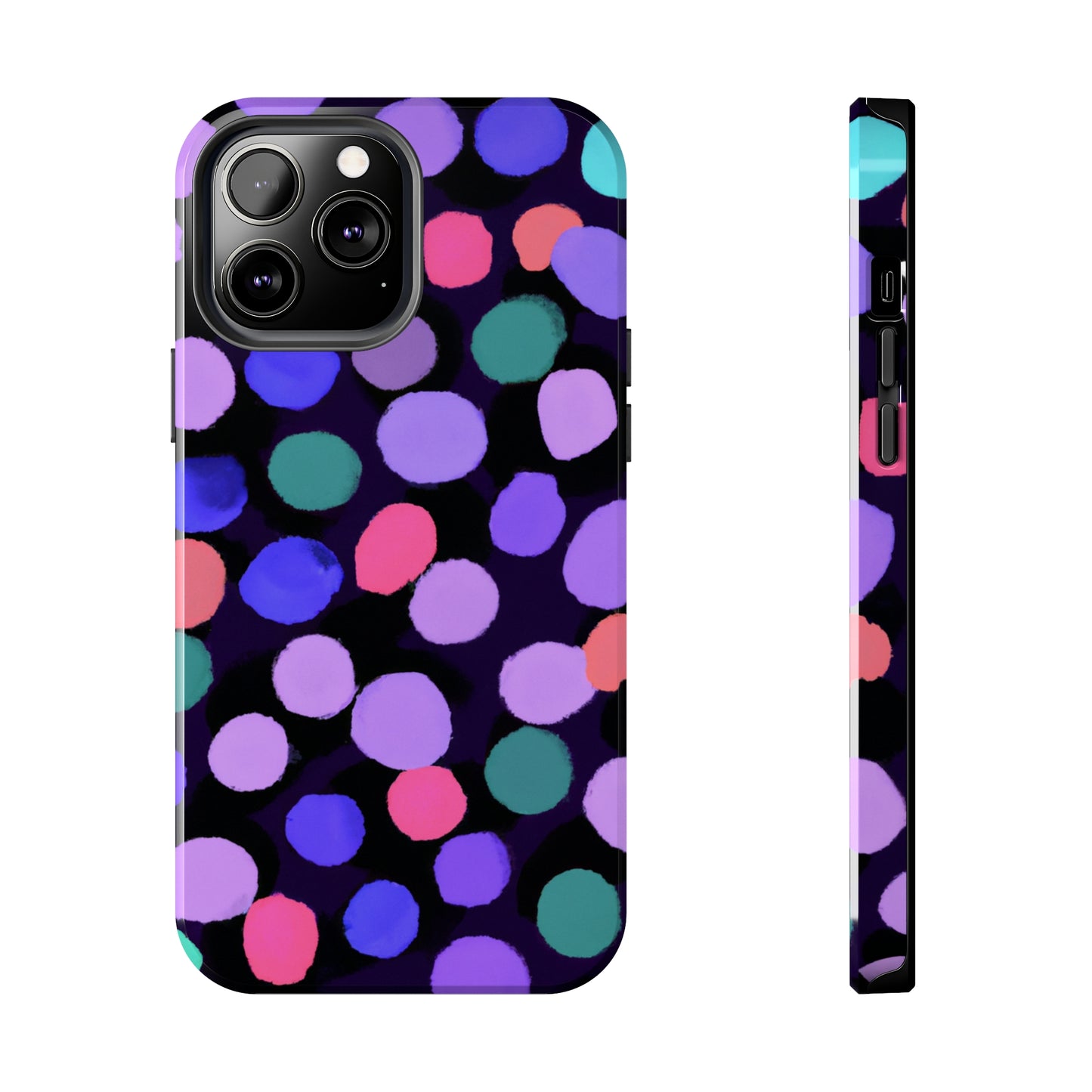 Tough Case-Mate iPhone Case Ft. Purple Dots