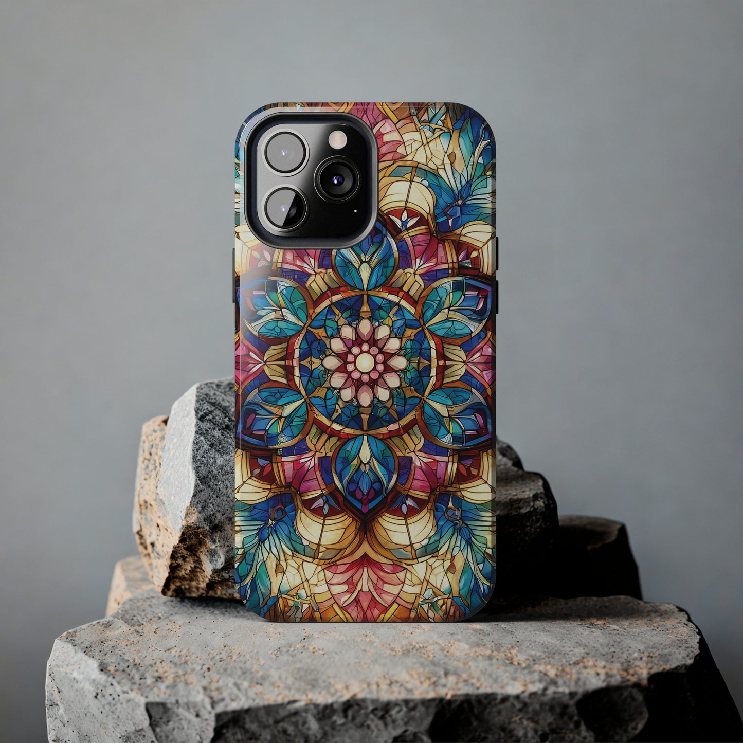 ToughDrop Apple iPhone Case Ft. Stained Glass Fractal