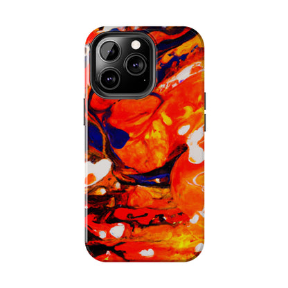 Tough Apple iPhone Cases Ft. Abstract Halloween Pumpkin