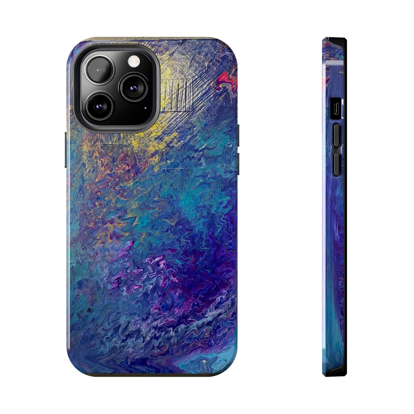 Tough Case-Mate iPhone Cases Ft. Abstract Blue Waterfall