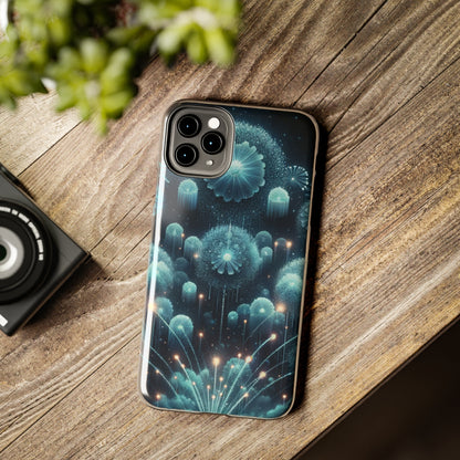 ToughDrop Apple iPhone Case Ft. Blue Dot New Year Fireworks