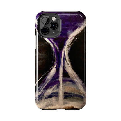 Tough Case-Mate iPhone Case Ft. Purple Hourglass