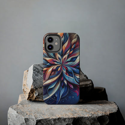 ToughDrop Apple iPhone Case Ft. Abstract Snowflake