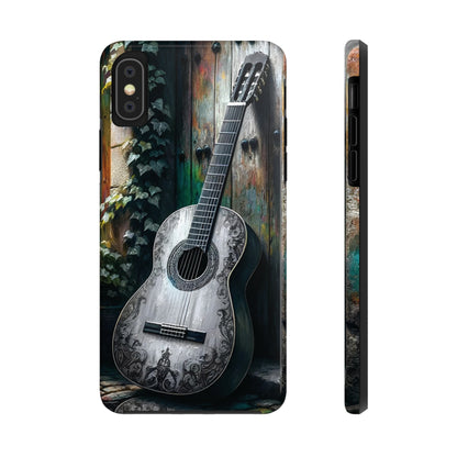 ToughDrop Apple iPhone Case Ft. Greyscale Guitar