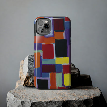 Tough Case-Mate iPhone Case Ft. Abstract Rectangles