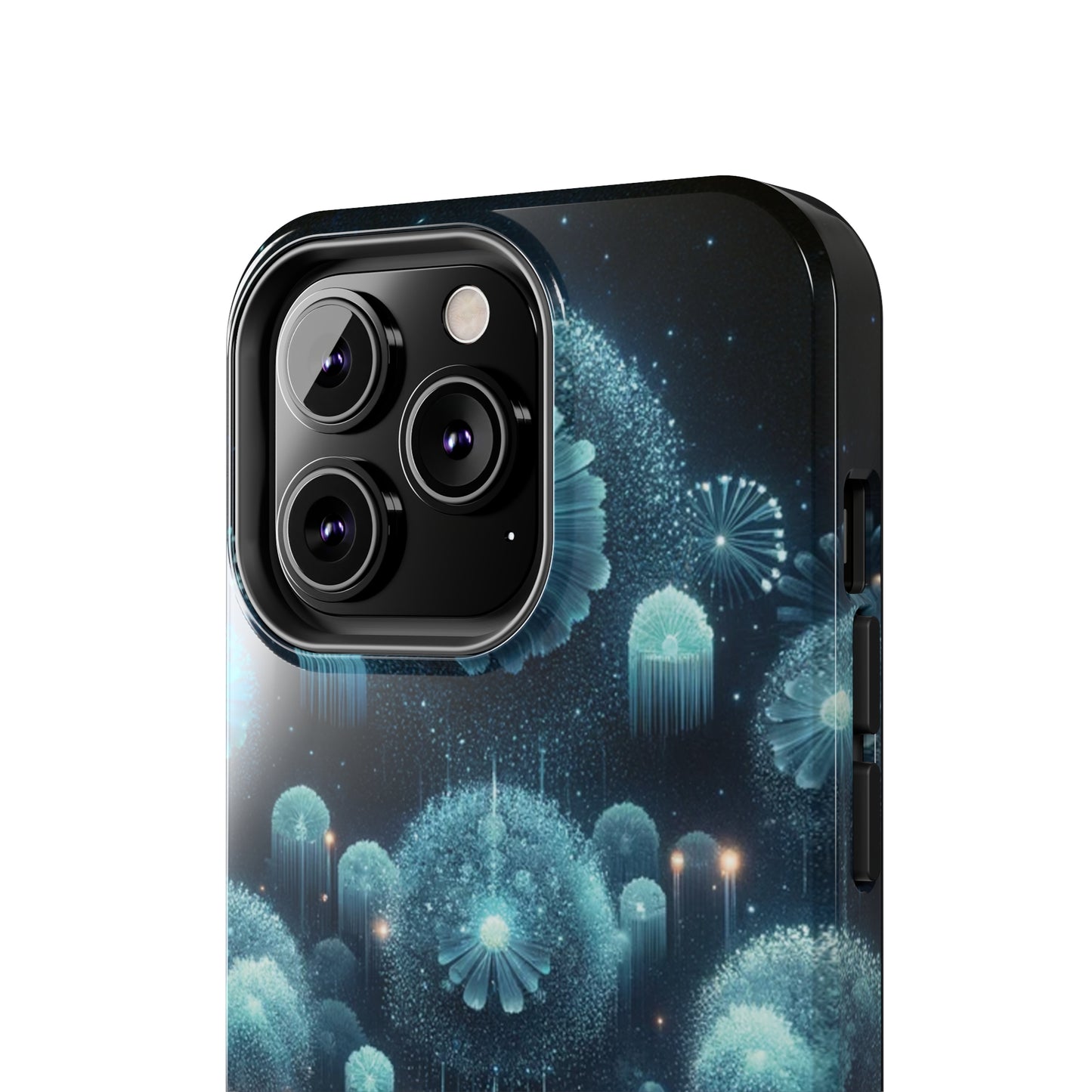 ToughDrop Apple iPhone Case Ft. Blue Dot New Year Fireworks