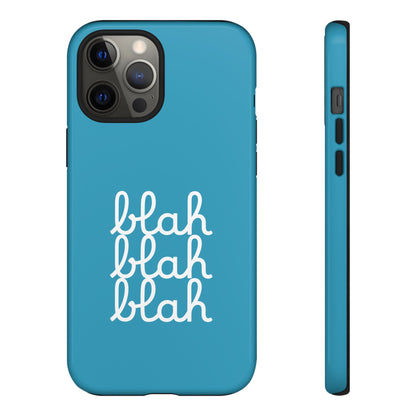 Tough Phone Case Ft. blahblahblah Turquoise