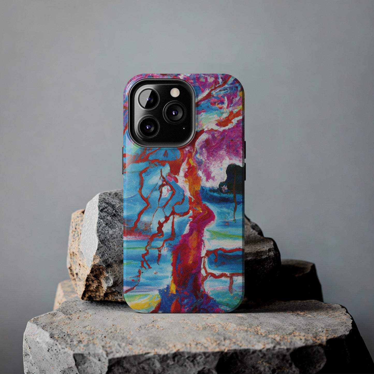 Tough Apple iPhone Cases Ft. Abstract Spirit Tree