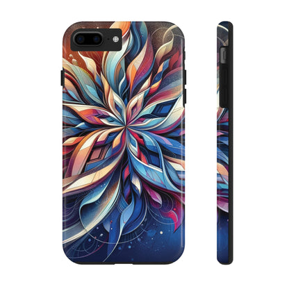 ToughDrop Apple iPhone Case Ft. Abstract Snowflake