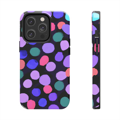 Tough Case-Mate iPhone Case Ft. Purple Dots