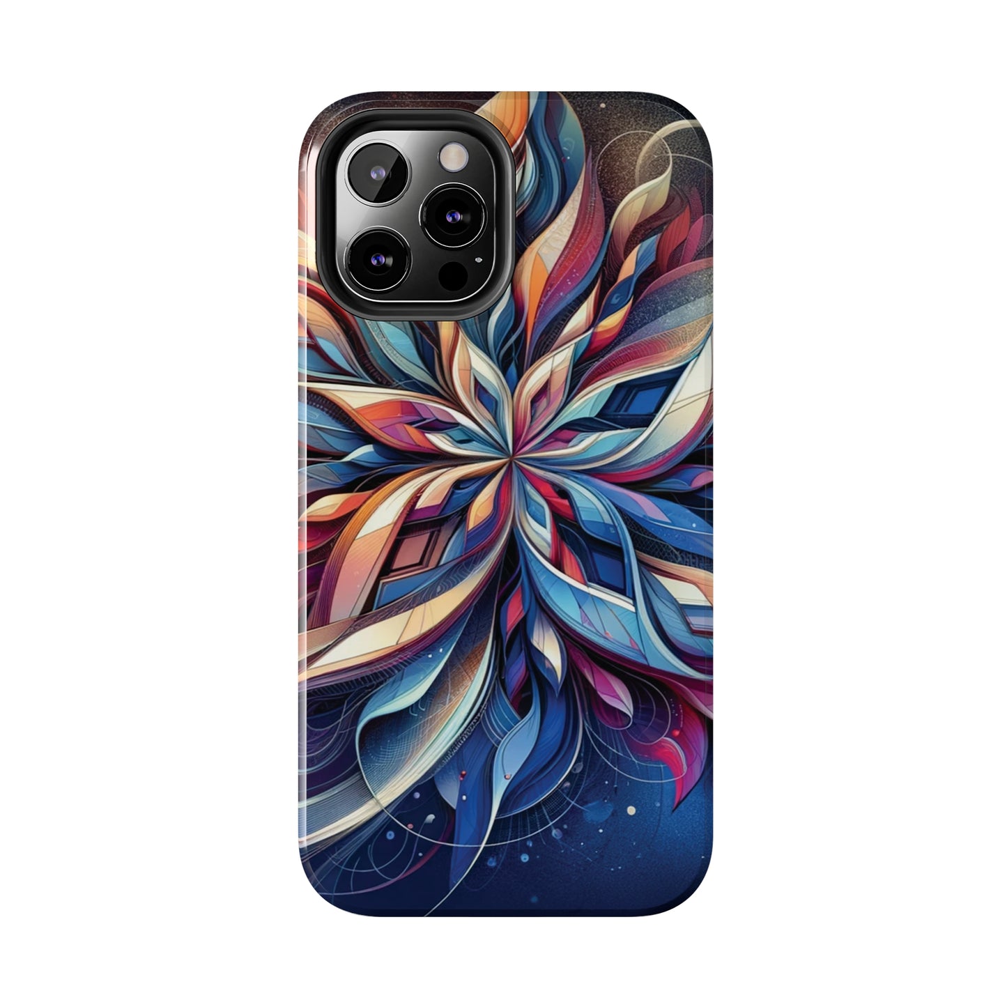 ToughDrop Apple iPhone Case Ft. Abstract Snowflake