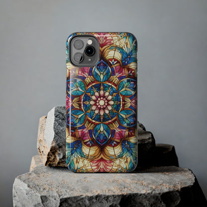 ToughDrop Apple iPhone Case Ft. Stained Glass Fractal