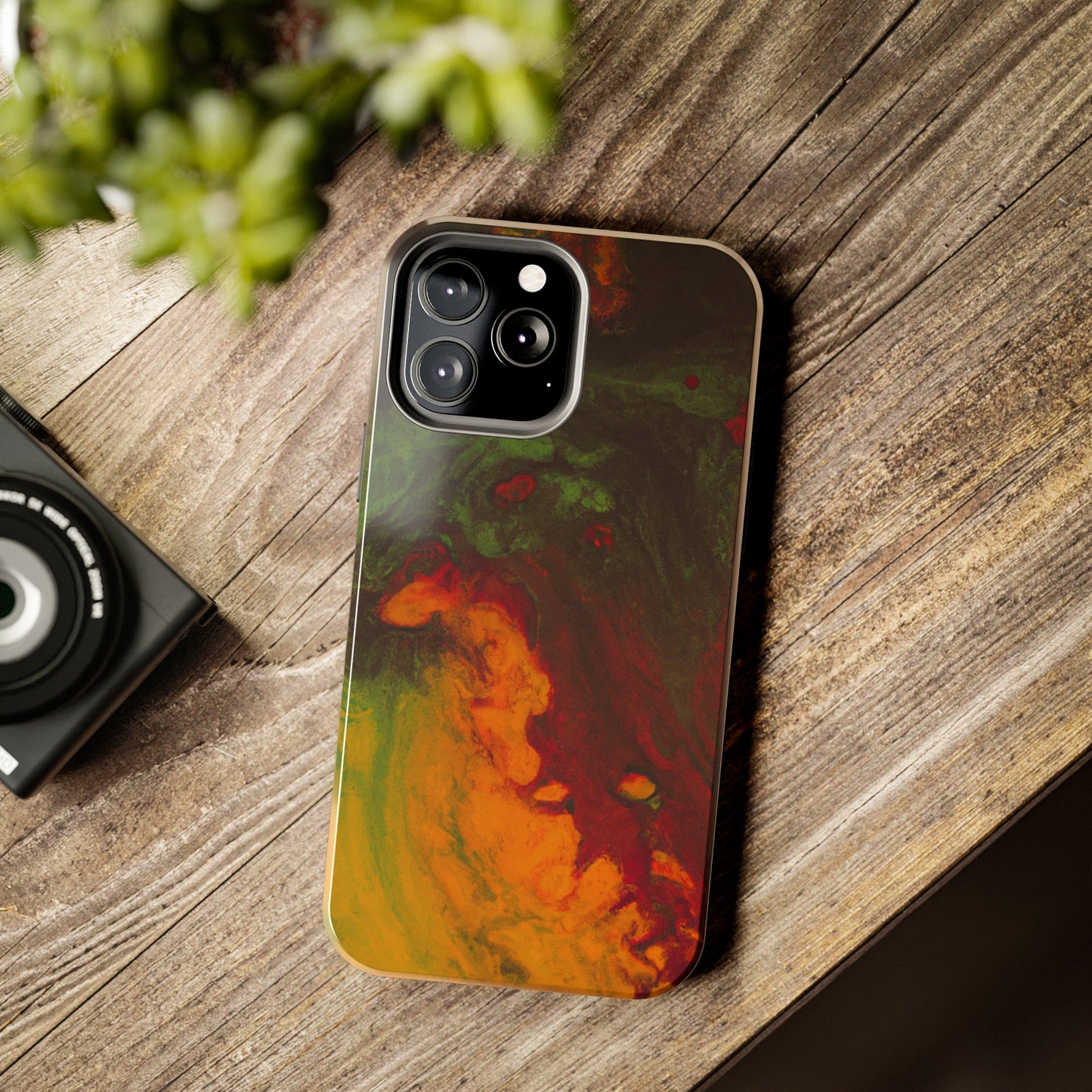 Tough Apple iPhone Case Ft. Abstract Gas Giant