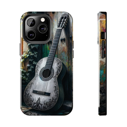 ToughDrop Apple iPhone Case Ft. Greyscale Guitar