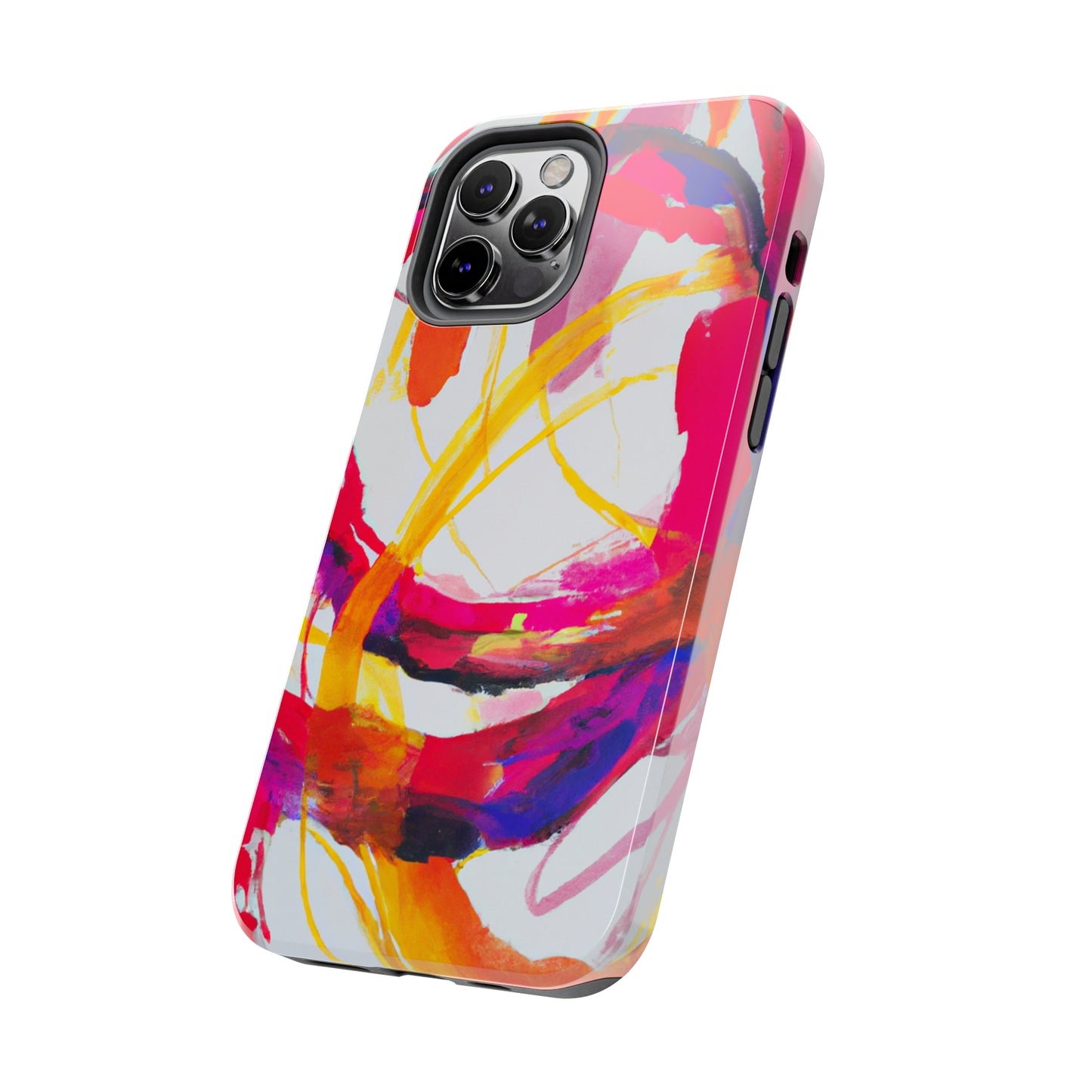 Tough Apple iPhone Cases Ft. Abstract Scarlet