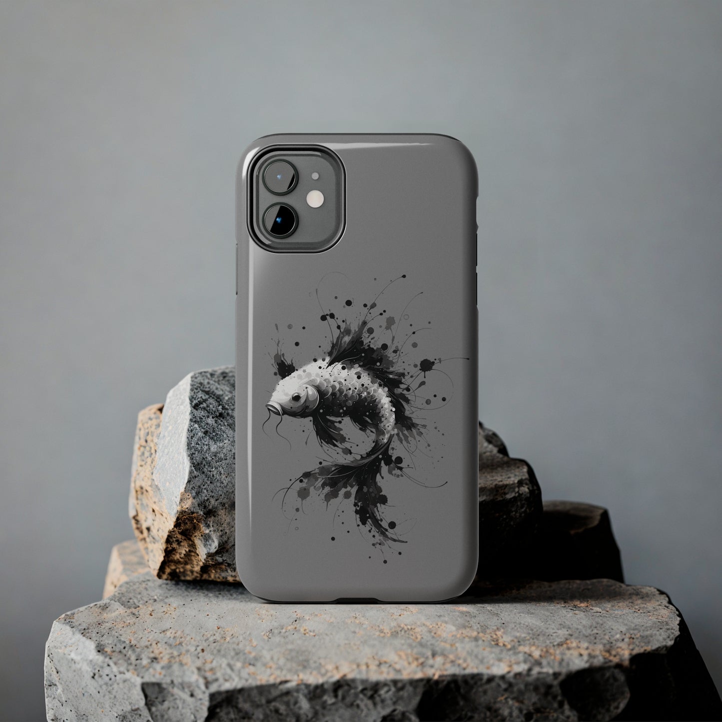 ToughDrop Apple iPhone Case Ft. Ink Blot Koi