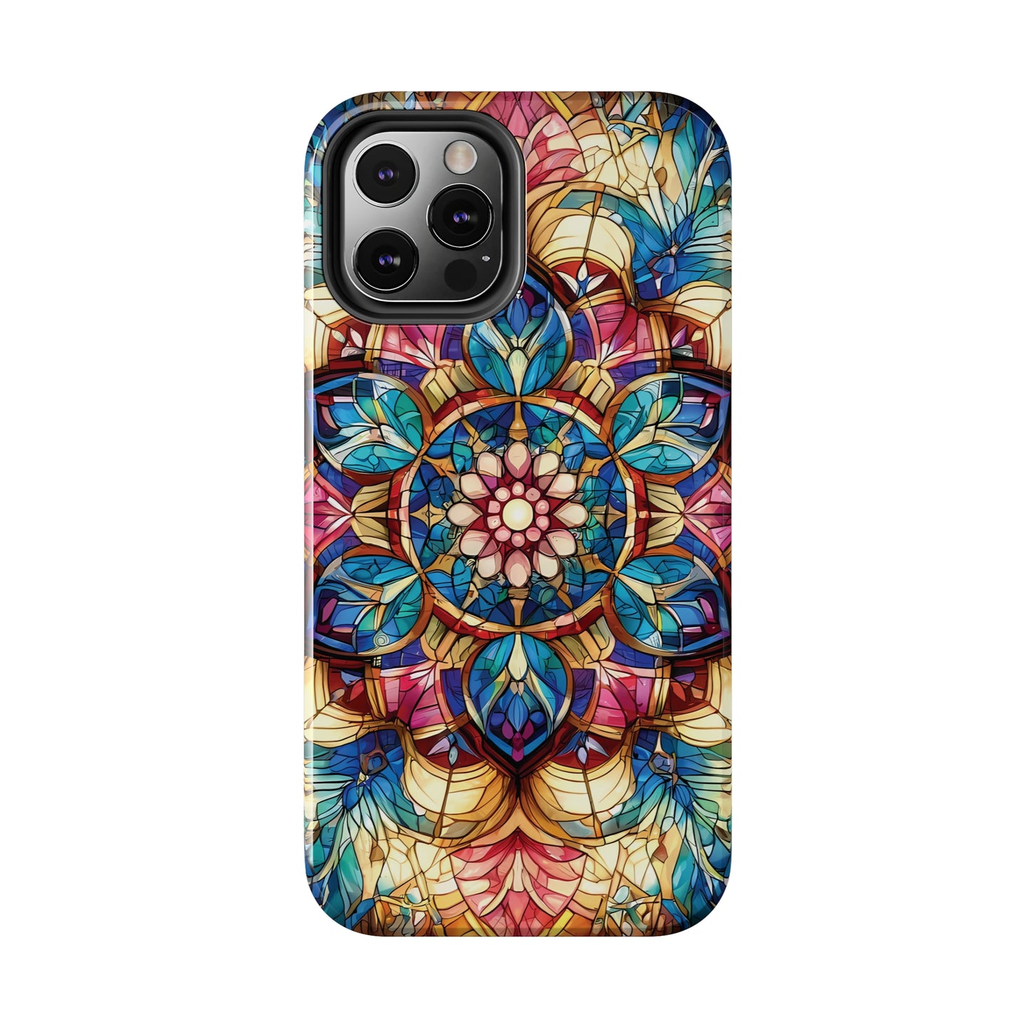 ToughDrop Apple iPhone Case Ft. Stained Glass Fractal