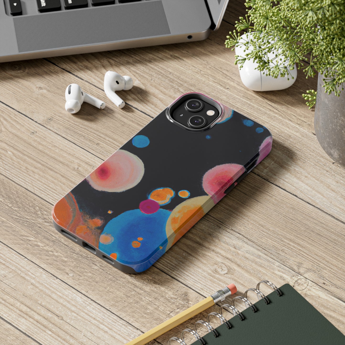 Tough Apple iPhone Cases Ft. Rising Bubbles