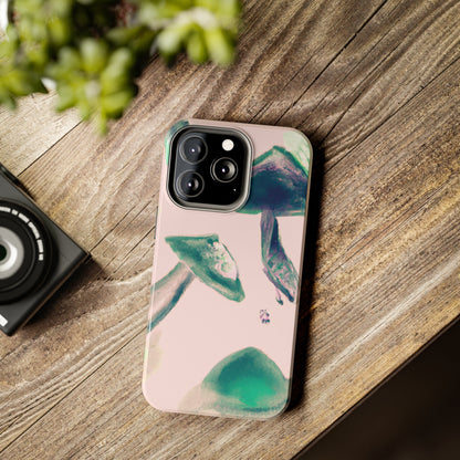 Tough Apple iPhone Cases Ft. Green Mushrooms