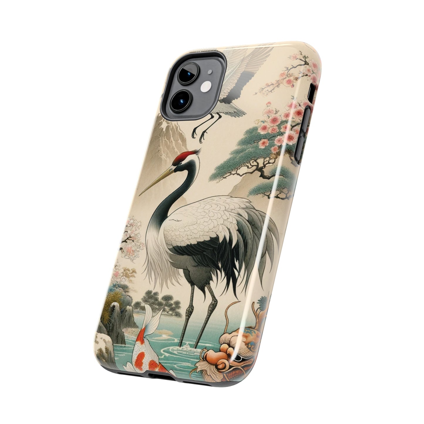 ToughDrop Apple iPhone Case Ft. Spirit Crane