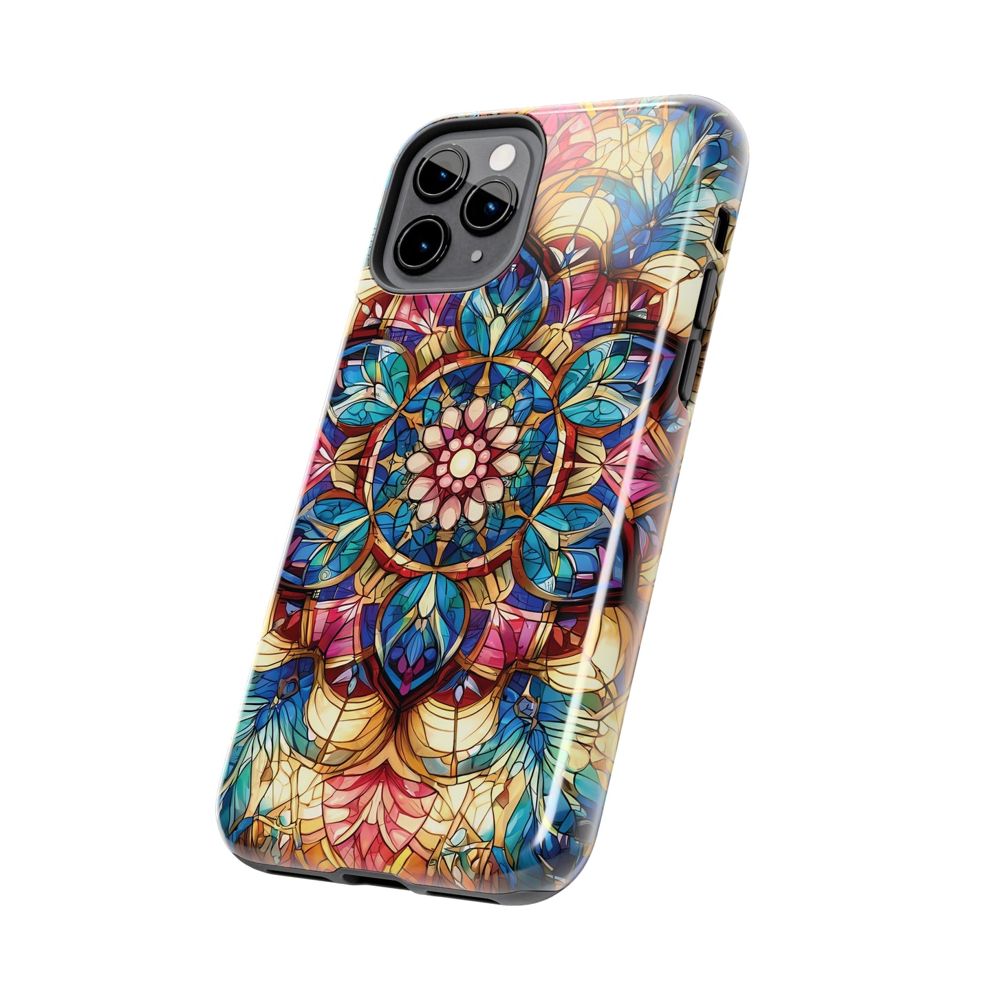 ToughDrop Apple iPhone Case Ft. Stained Glass Fractal