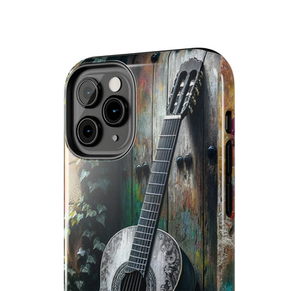 ToughDrop Apple iPhone Case Ft. Greyscale Guitar