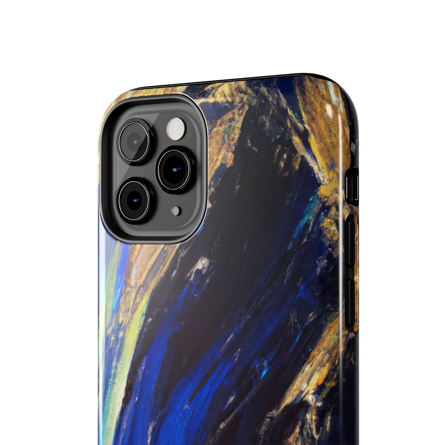 Tough Case-Mate iPhone Case Ft. Acrylic Blue Gold