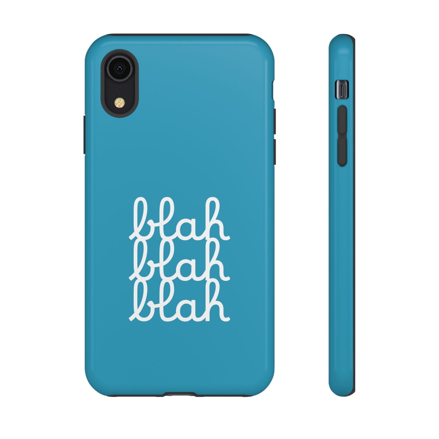 Tough Phone Case Ft. blahblahblah Turquoise