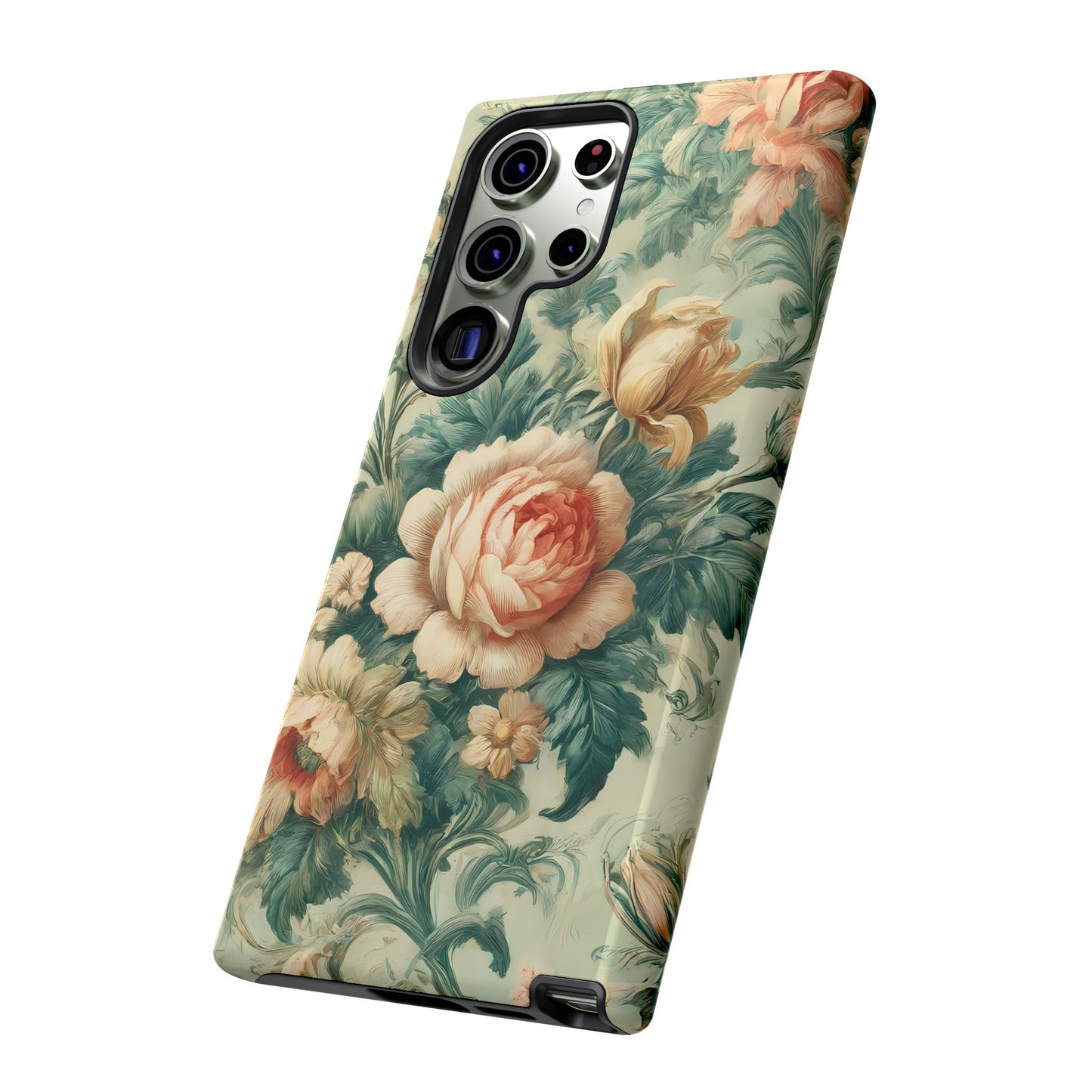 Tough Phone Case Ft. Cottagecore Rose
