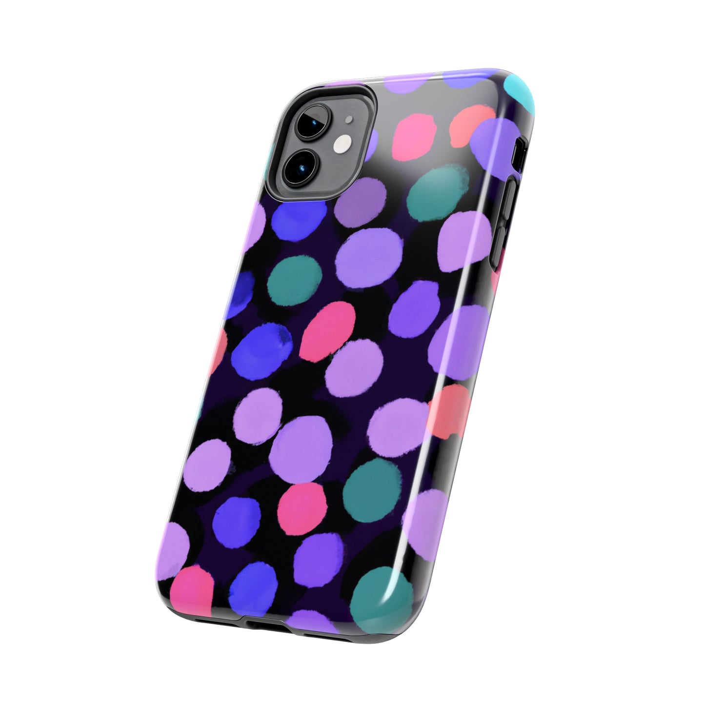 Tough Case-Mate iPhone Case Ft. Purple Dots