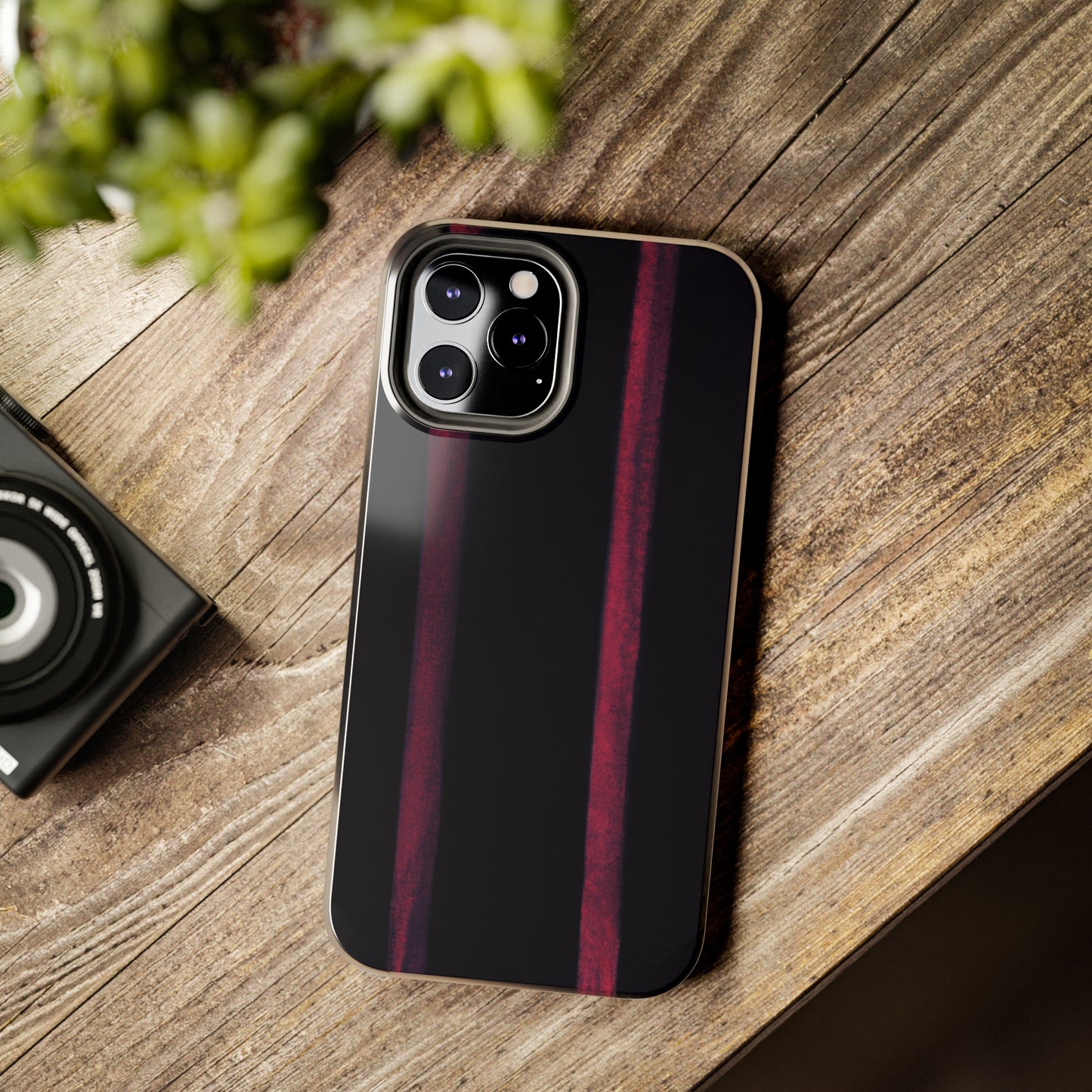 Tough Apple iPhone Cases Ft. Dark Stripes